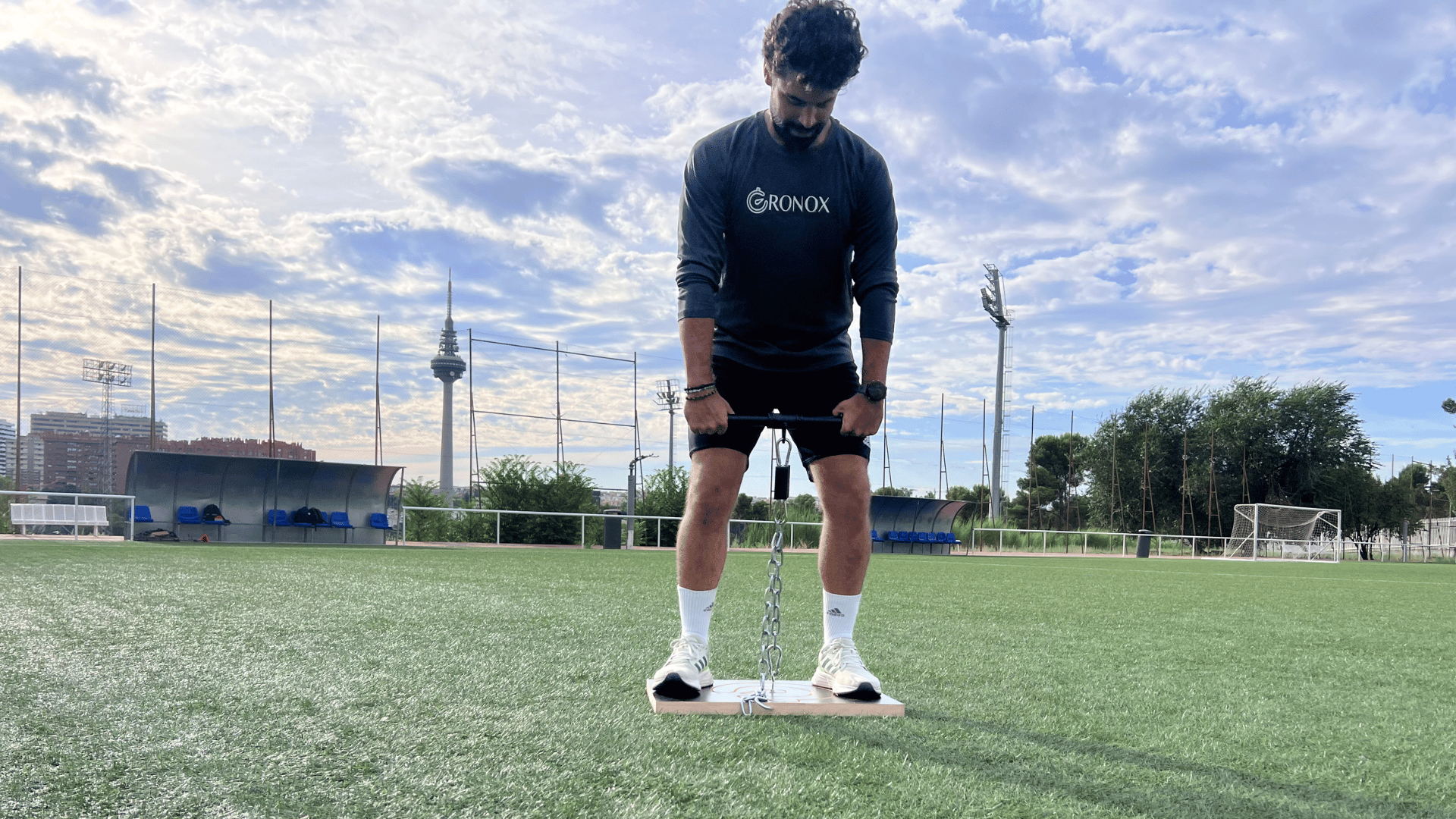 Isometric mid tight pull con dinamómetro